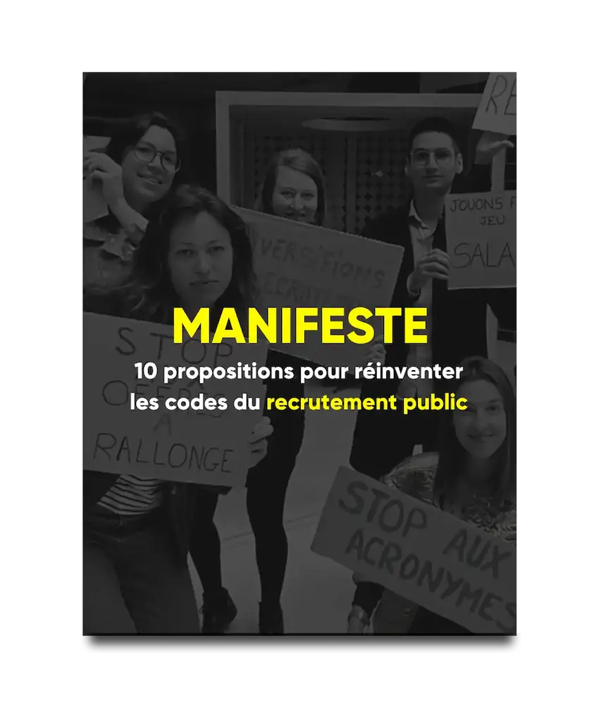 Manifeste - 10 propositions pour réinventer les codes du recrutment public