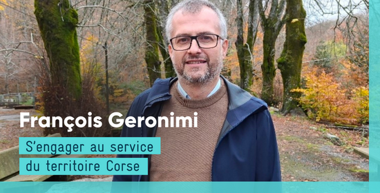 François Geronimi S’engager au service du territoire Corse